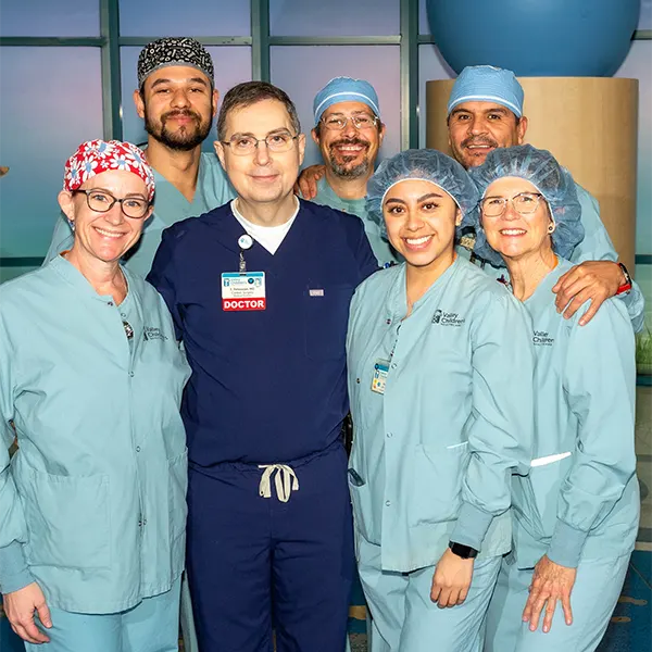 A group of healthcare professionals pose for a picture