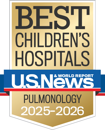 US News and World Report Best Children's Hospitals 2025-2026 logo