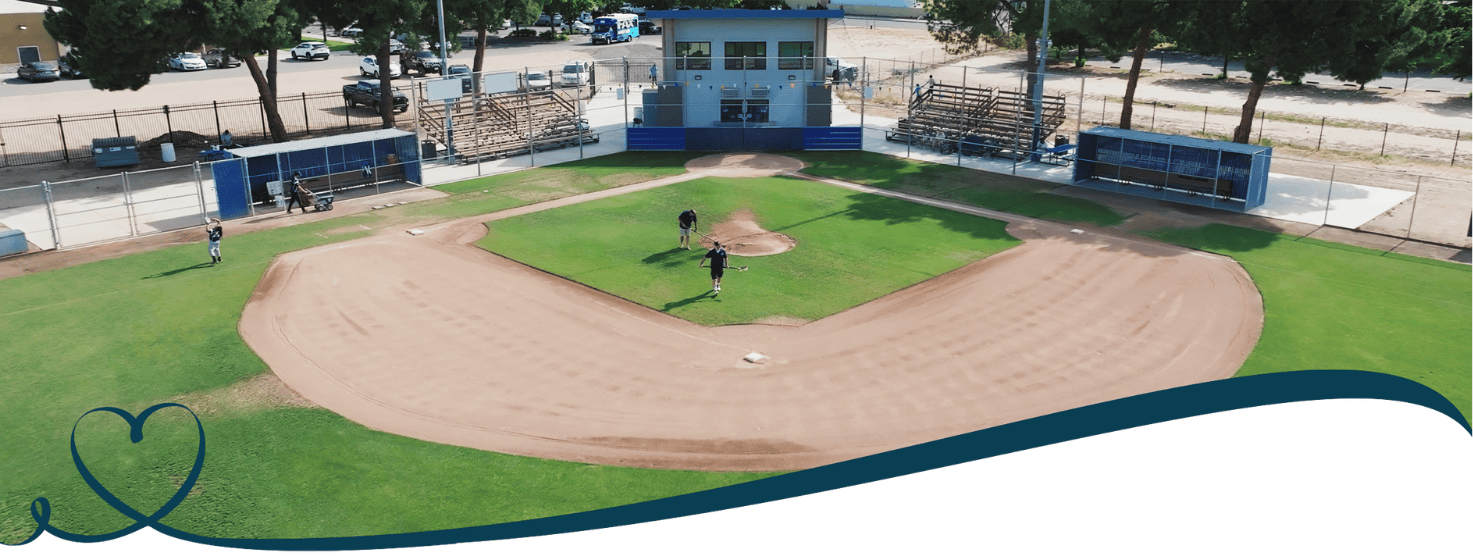 Aerial photo of Bakman Field
