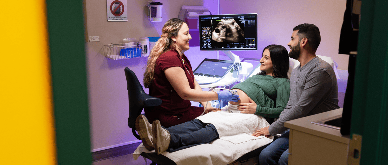 Jasmine has an ultrasound