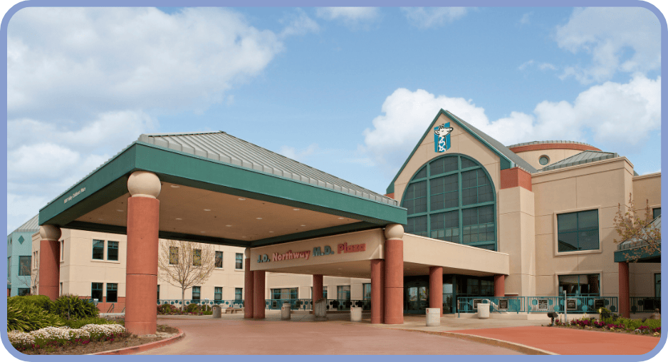 Photo of the front entrance of Valley Children's Hospital