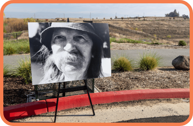 Photo of Donald E. Gumz at the trailhead