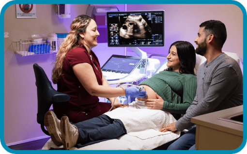 Jasmine gets an ultrasound