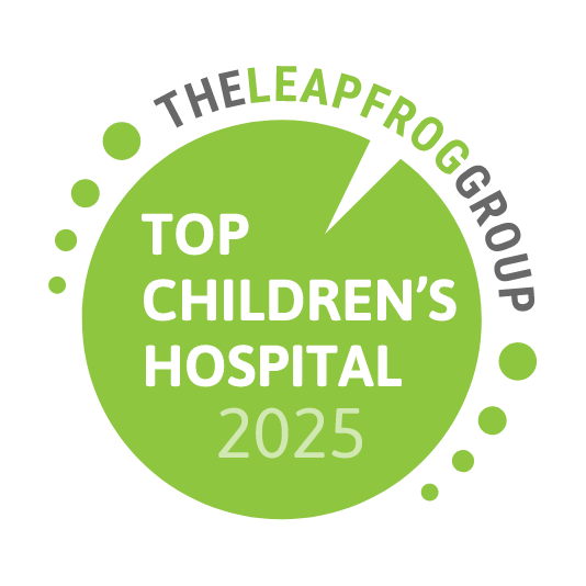 The Leapfrog Group Top Children's Hospital 2025 logo