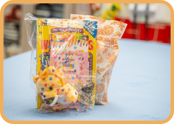 Rose Bags in the ED provide families essentials and items for a moment of calm