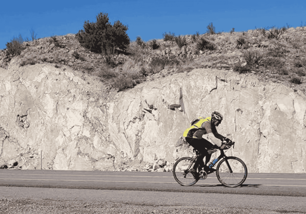 man on bike